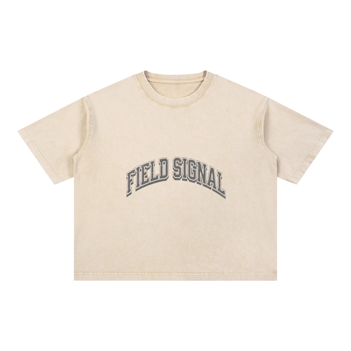 Mineral Wash Boxy Cotton T-Shirt