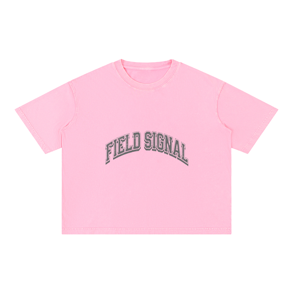 Mineral Wash Boxy Cotton T-Shirt
