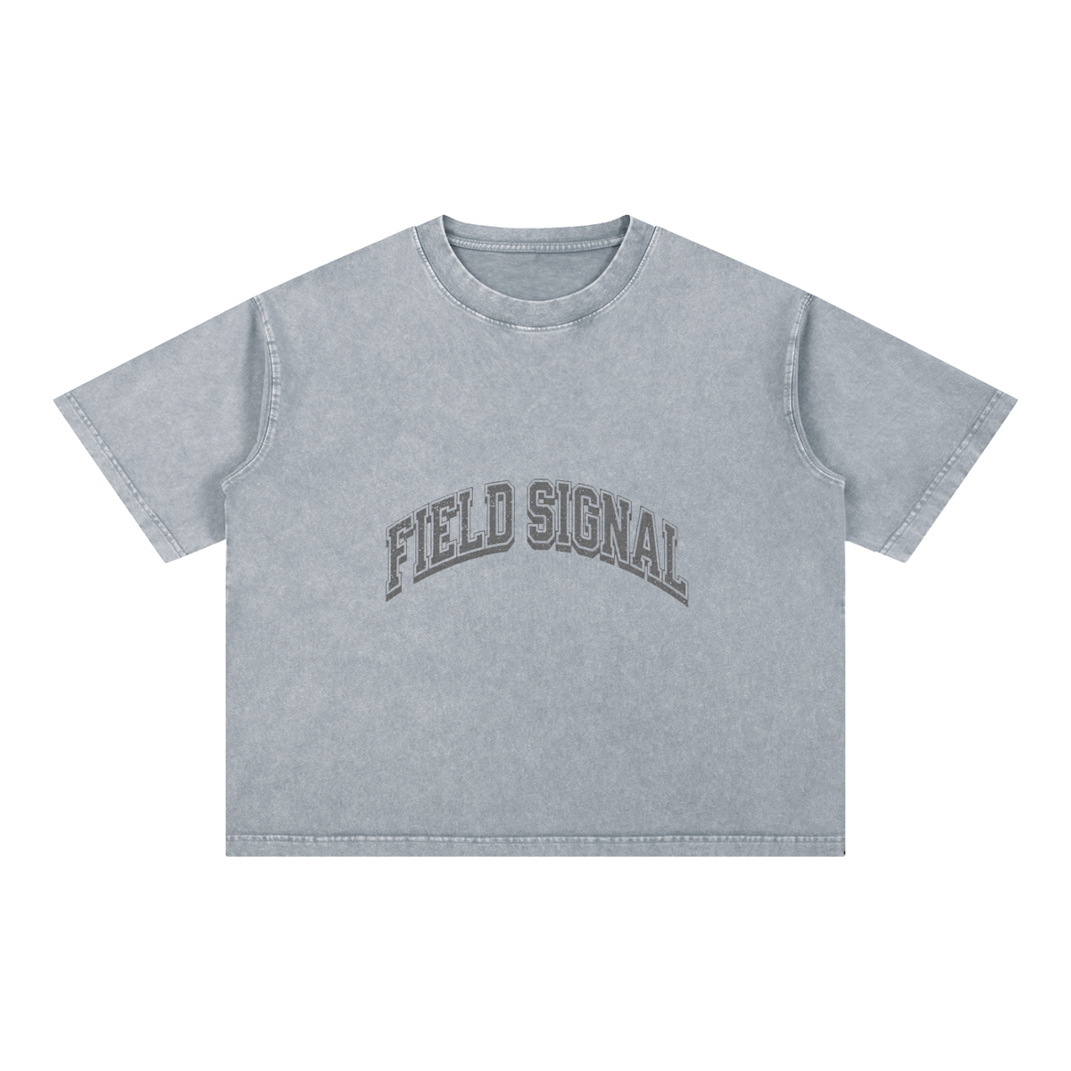 Mineral Wash Boxy Cotton T-Shirt