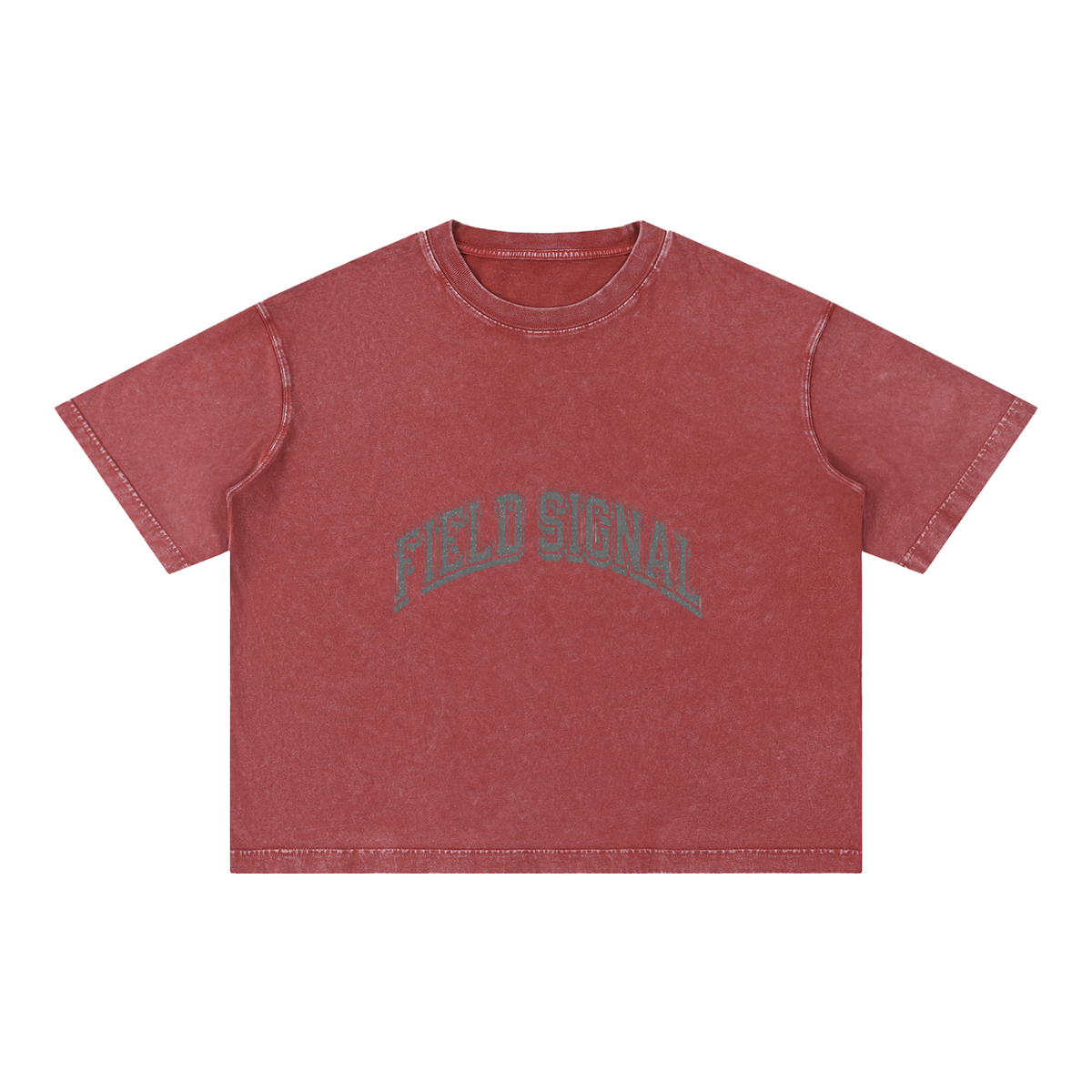 Mineral Wash Boxy Cotton T-Shirt